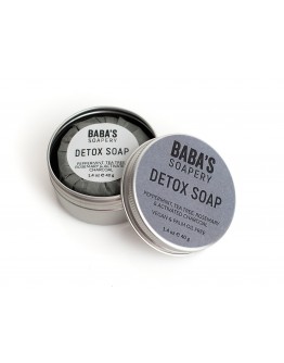 Джобен сапун DETOX с активен въглен, мента, чаено дърво и розмарин