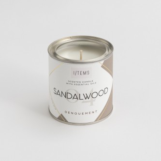 Ароматна свещ с растителен восък - Sandalwood